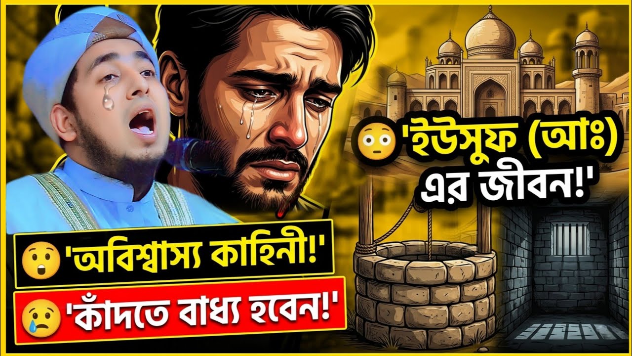 ইউসুফ (আঃ) এর অবিশ্বাস্য জীবন কাহিনী | মুফতি জুবায়ের বিন সাইদ নড়াইল। Jubayer Bin Said Norail New Waz