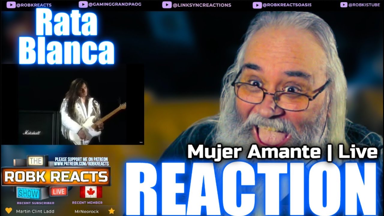 Rata Blanca Reaction - Mujer Amante | Live - Requested