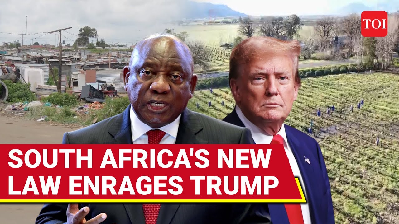 South Africa Introduces New Law Despite Trump's Fund Cut Threat; 'Historic Injustice Must End'