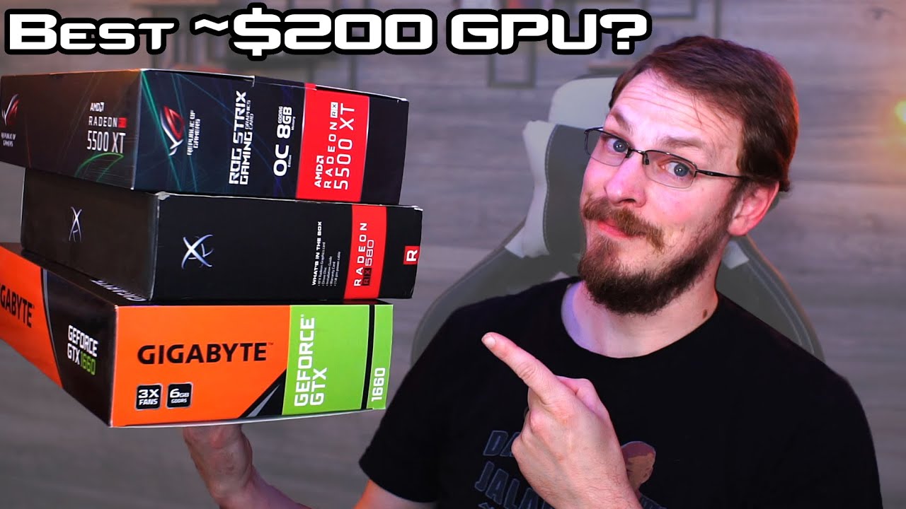 2020's Best Budget GPU 2020 - 5500 XT vs GTX 1660 vs RX 580