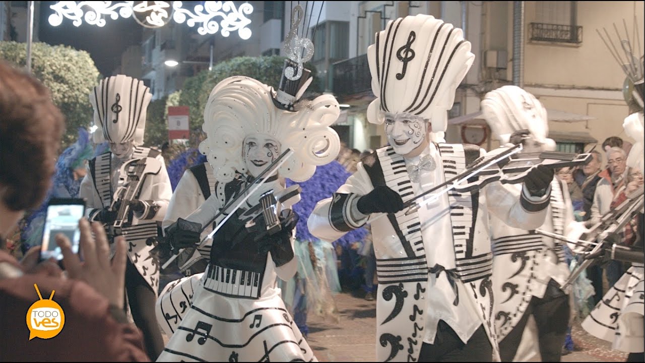 Pasacalles del carnaval de Ubrique 2017.