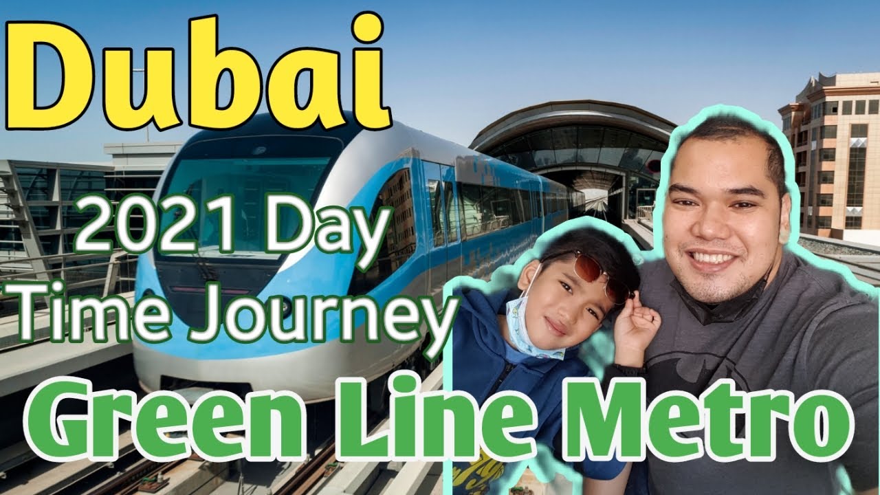 Green Line Metro Day time Journey from Etisalat to Creek