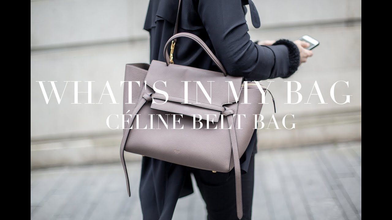 What's In My Bag | Céline Belt Bag