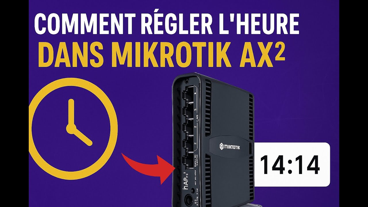 #mikrotik : Comment régler l'heure dans Mikrotik ax²