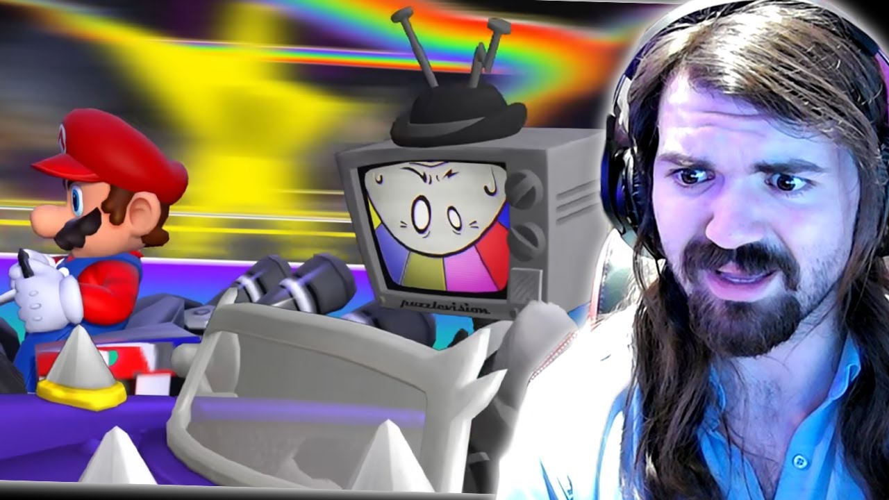 Какого чёрта мистер Пазлз уже вернулся?! - SMG4: Stupid Mario Kart World