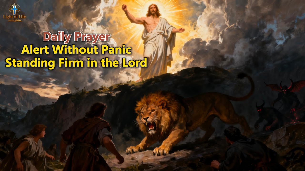 Daily Prayer: Alert Without Panic, Standing Firm in the Lord - January 22, 2026 