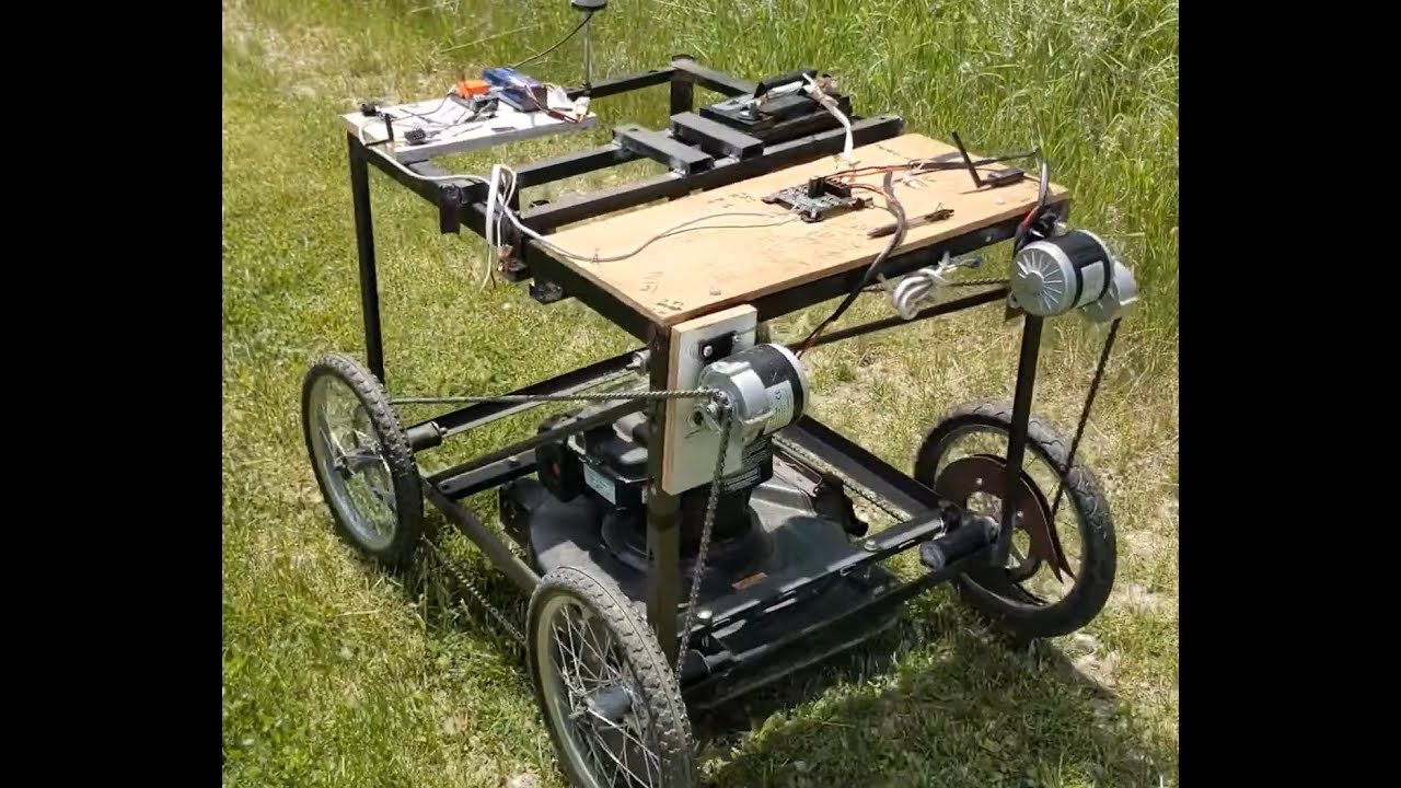 DIY autonomous GPS guided mower - See Description for Details of Build