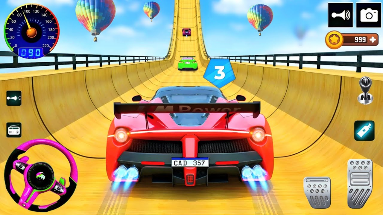 Ramp Super Car Racing 3D Gameplay _ Android || Ramp Car Stunts Racing Video Super Car Simulator Game