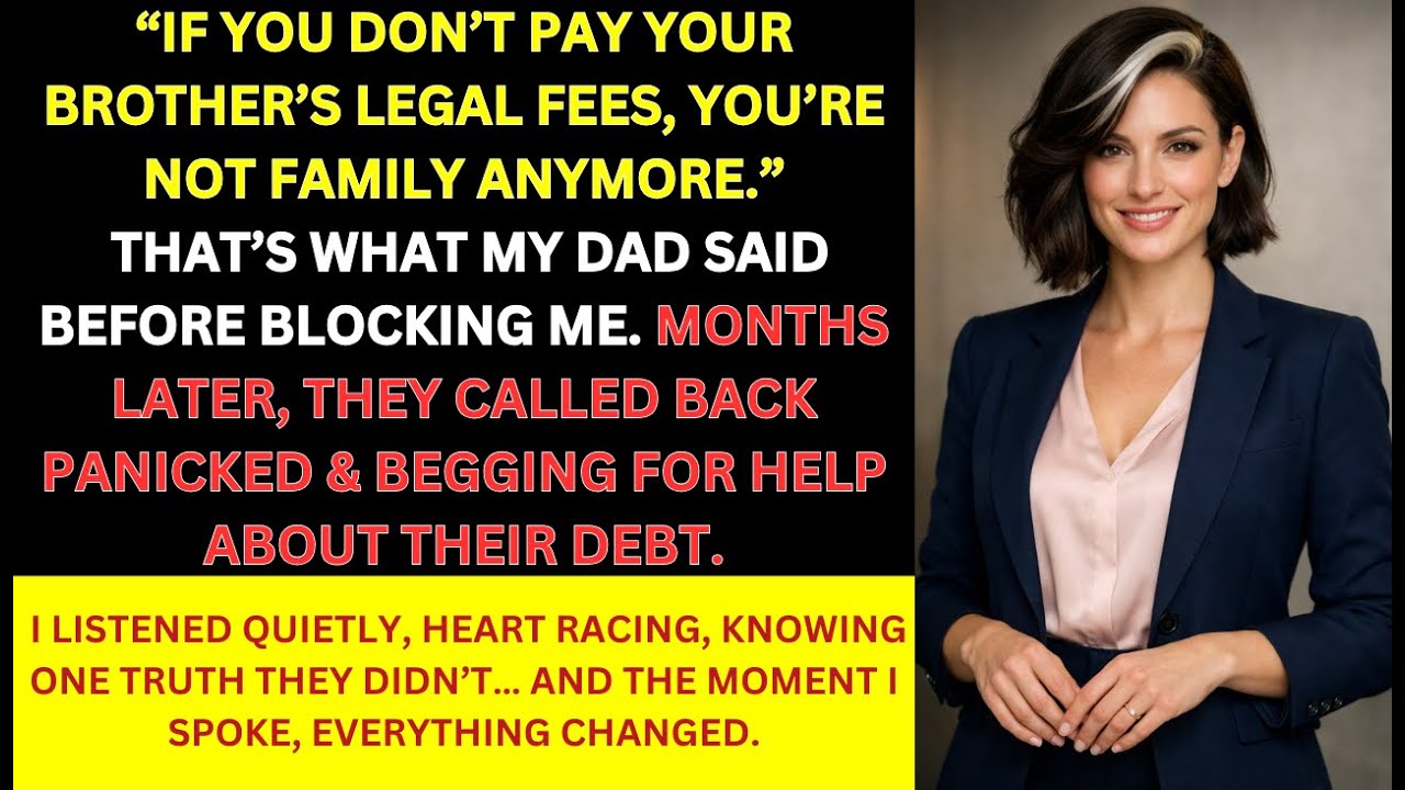 My Parents Cut Me Off For Refusing To Pay My Brother’s Legal Fees For The Third Time