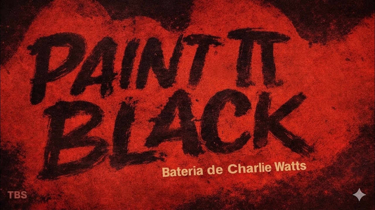 Paint it Black. The Rolling Stones - Bateria de Charlie Watts