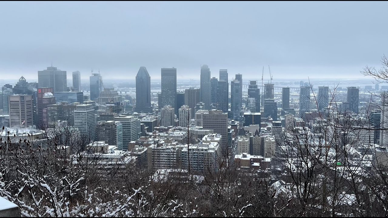 Montreal Downtown in winter 🇨🇦 ❄️