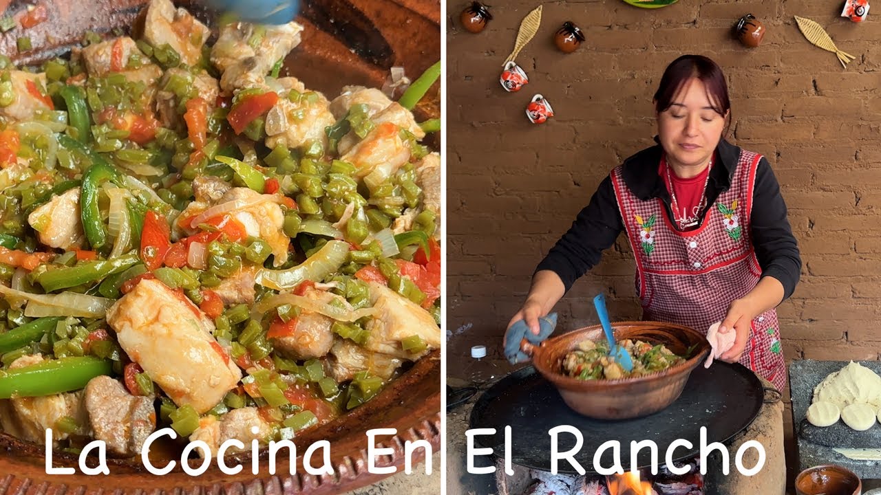 Receta Tradicional de Carne de Puerco con Nopales Directo del Rancho