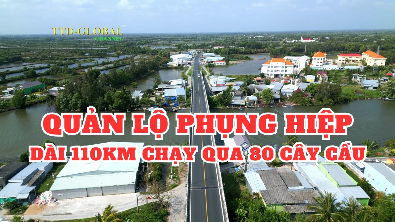 Từ Tp Cà Mau tới Phước Long Bạc Liêu theo đường Quản Lộ Phụng Hiệp