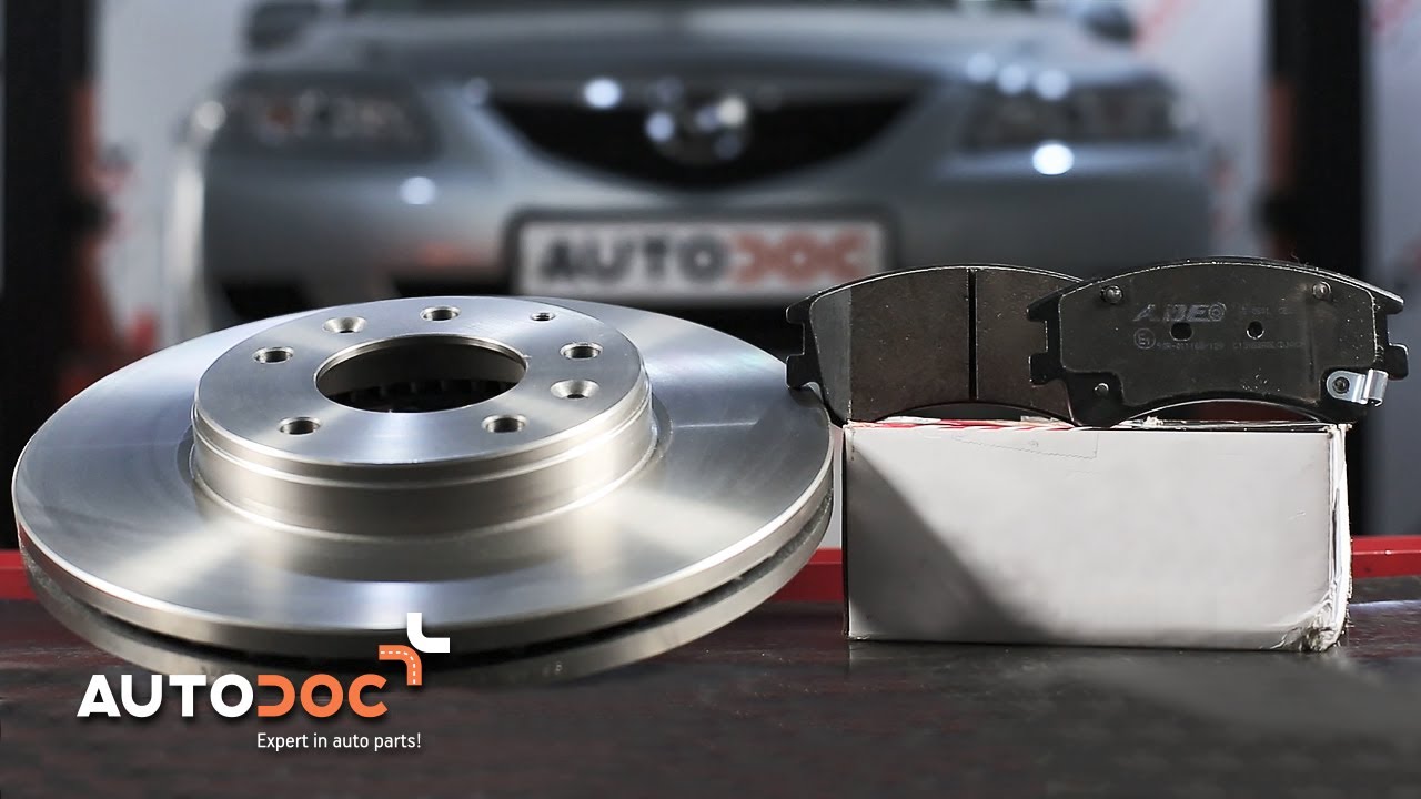 Wie MAZDA 6 Bremsscheiben vorne und Bremsbeläge wechseln TUTORIAL | AUTODOC