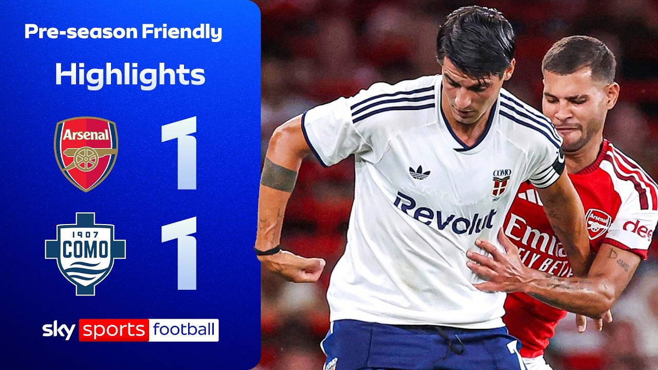 Arsenal vs Como | Pre-season highlights