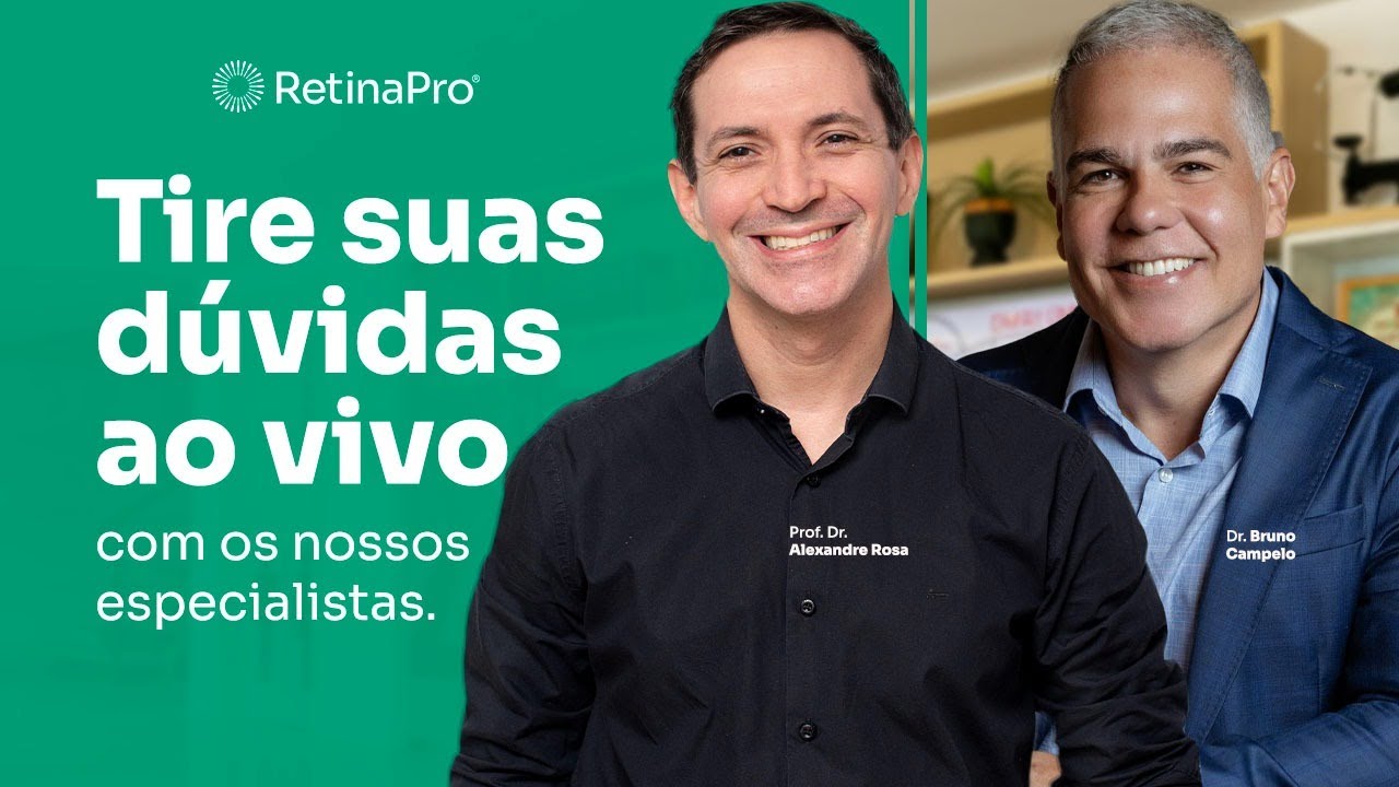 Tire as suas dúvidas sobre saúde ocular com nossos especialistas.