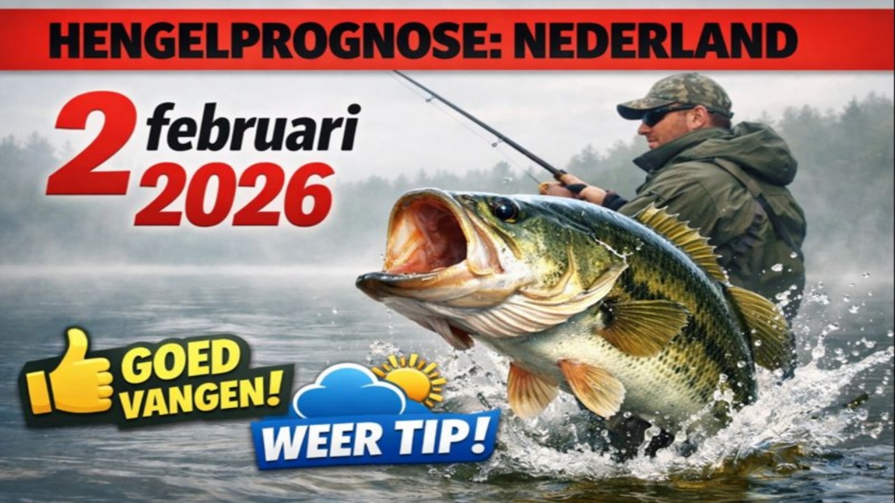 PROGNOSE KLEV in Nederland op 2 februari 2026 – Geen excuus, pak je hengel!
