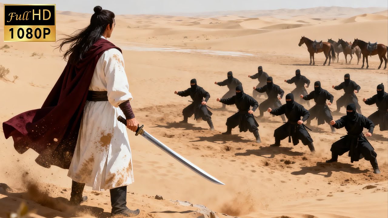 【FULL MOVIE】遭到神秘組織突襲，少俠反應迅速，秒殺所有黑衣人！#高伟光  #武侠 #反转 #复仇