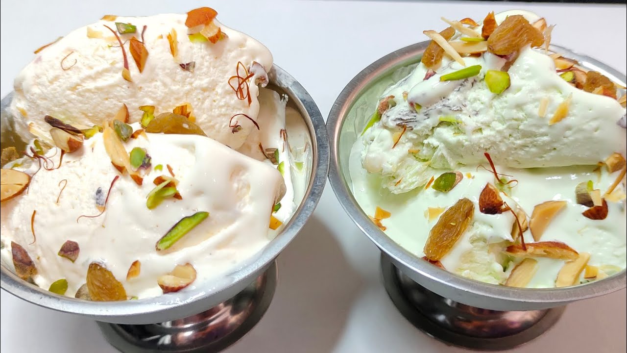 बाजार जैसी राजभोग आइसक्रीम  और  पिस्ता आइसक्रीम-Raj bhog ICE-CREAM, pista icecream