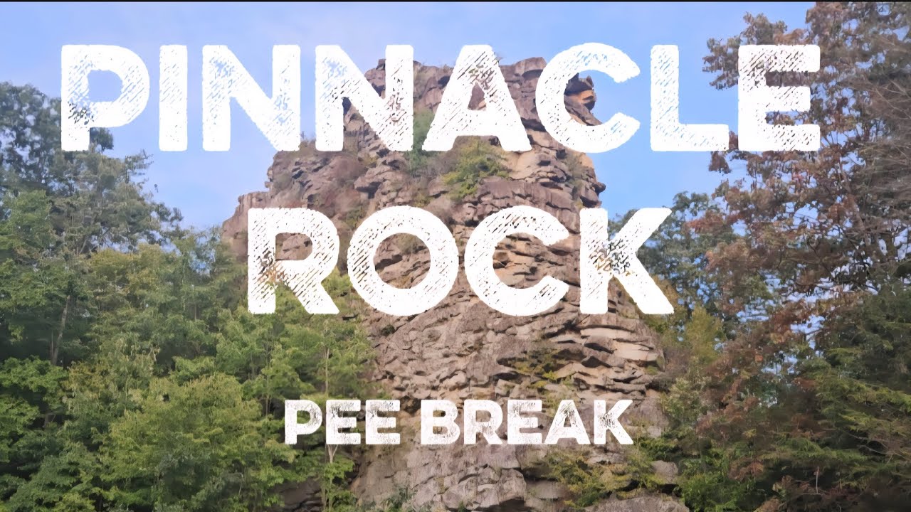 Pinnacle rock West Virginia state park is a little roadside treasure. 