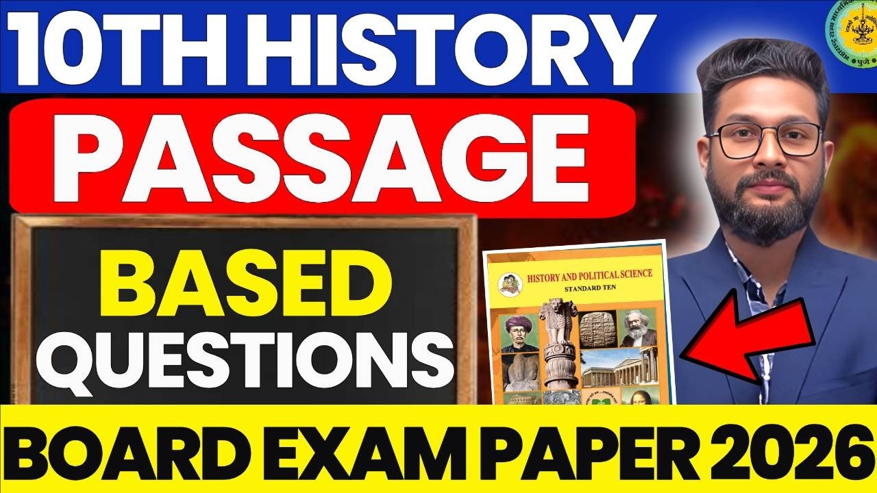10th History All Important Passage Based Questions | 10th History Board Exam 2026 | JR Tutorials |