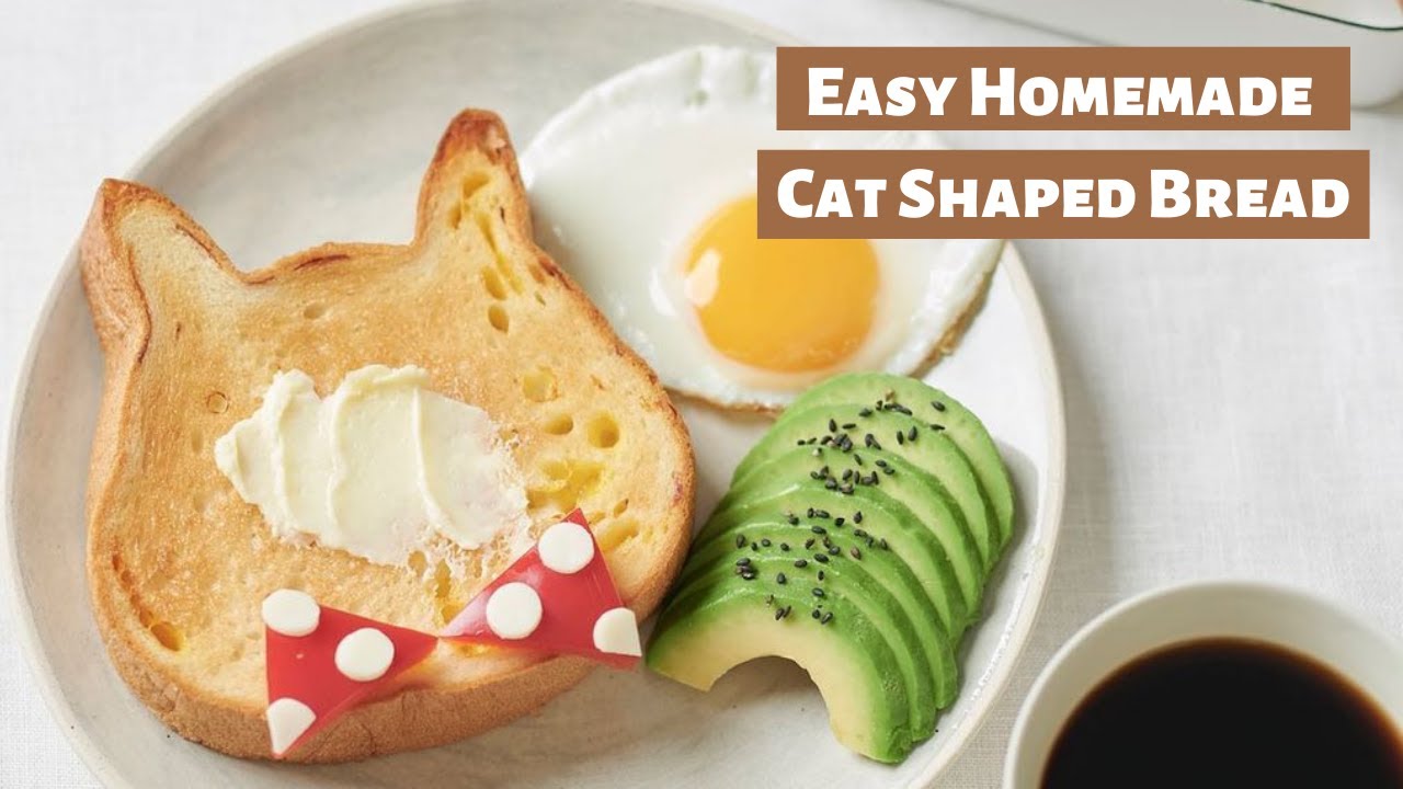 How to make Cat Shaped Bread ｜Adorable Recipe for Cat Lover