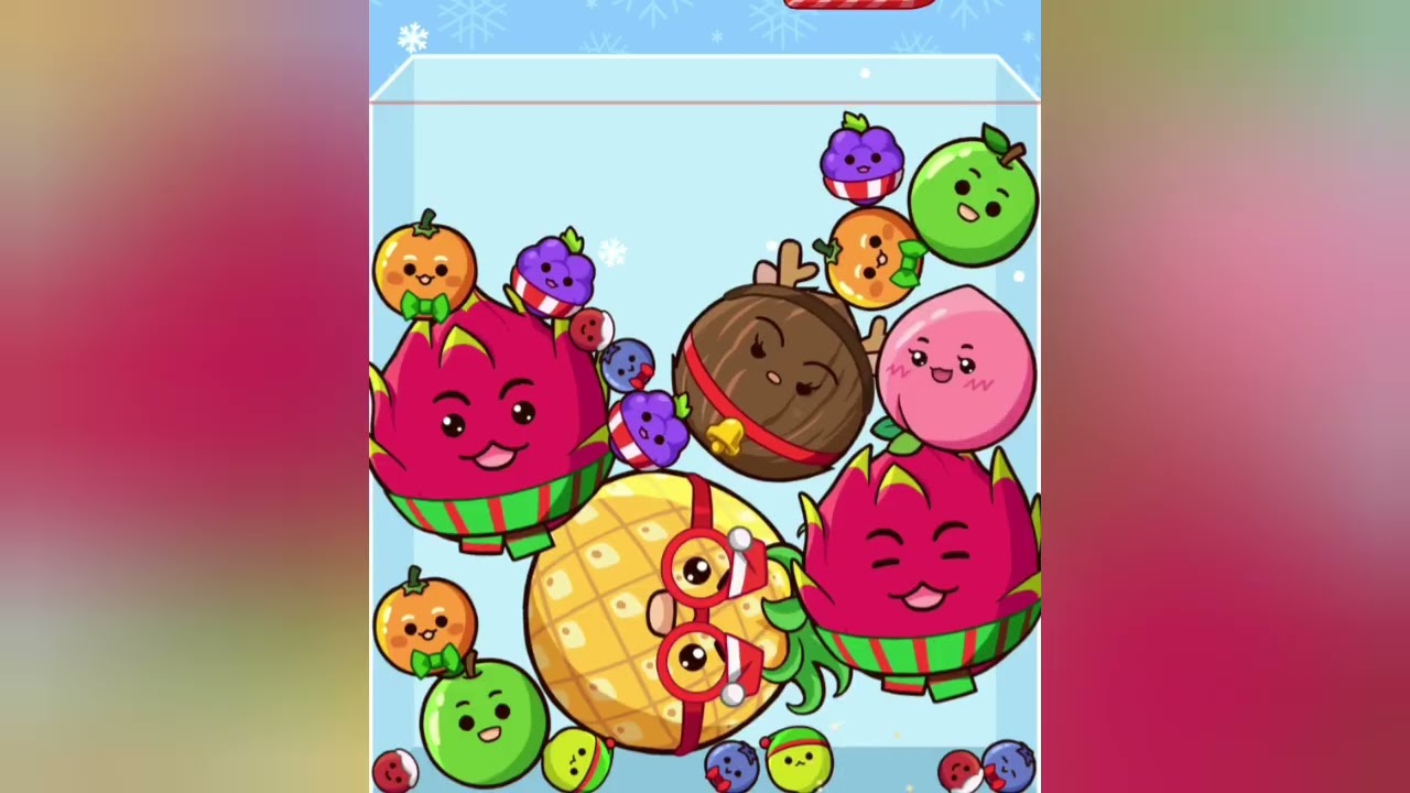 Watermelon Drop Merge 🍉 Mobile Gameplay #fruitmerge #fruitgame #fruitgames