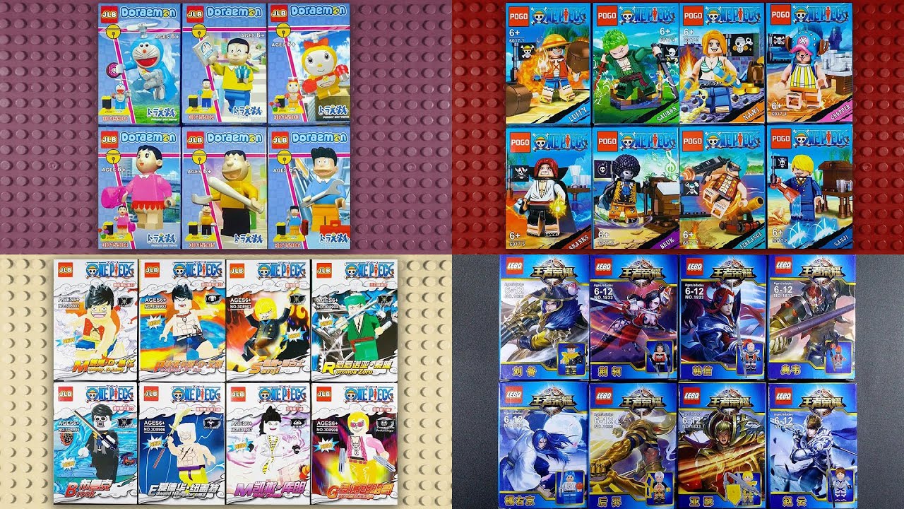 LEGO Anime Minifigures Compilation (knock-off)