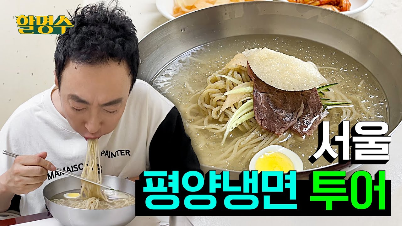 (ENG) 삼시세끼 '평양' 냉면 냉면 냉면 먹고 왔습니다🥣ㅣ명쉐린 선정 서울 평양냉면 TOP3ㅣ할명수 ep.136