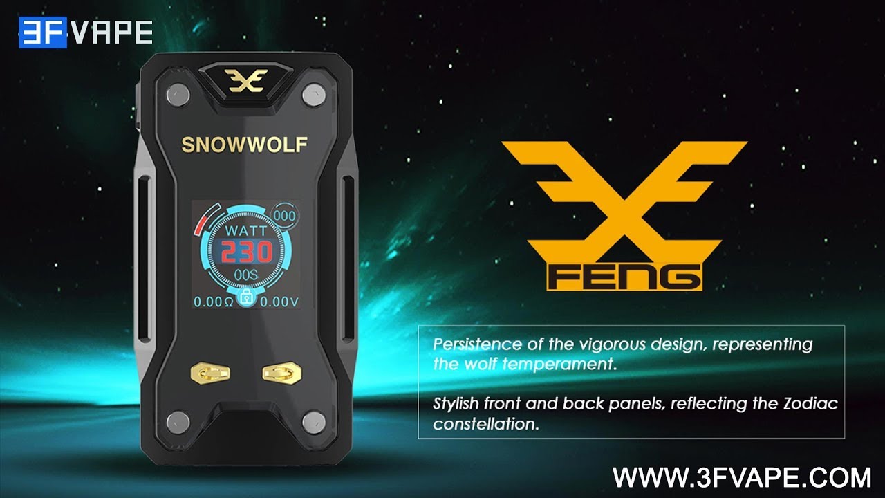 Sigelei Snowwolf Xfeng 230W TC VW Box Mod
