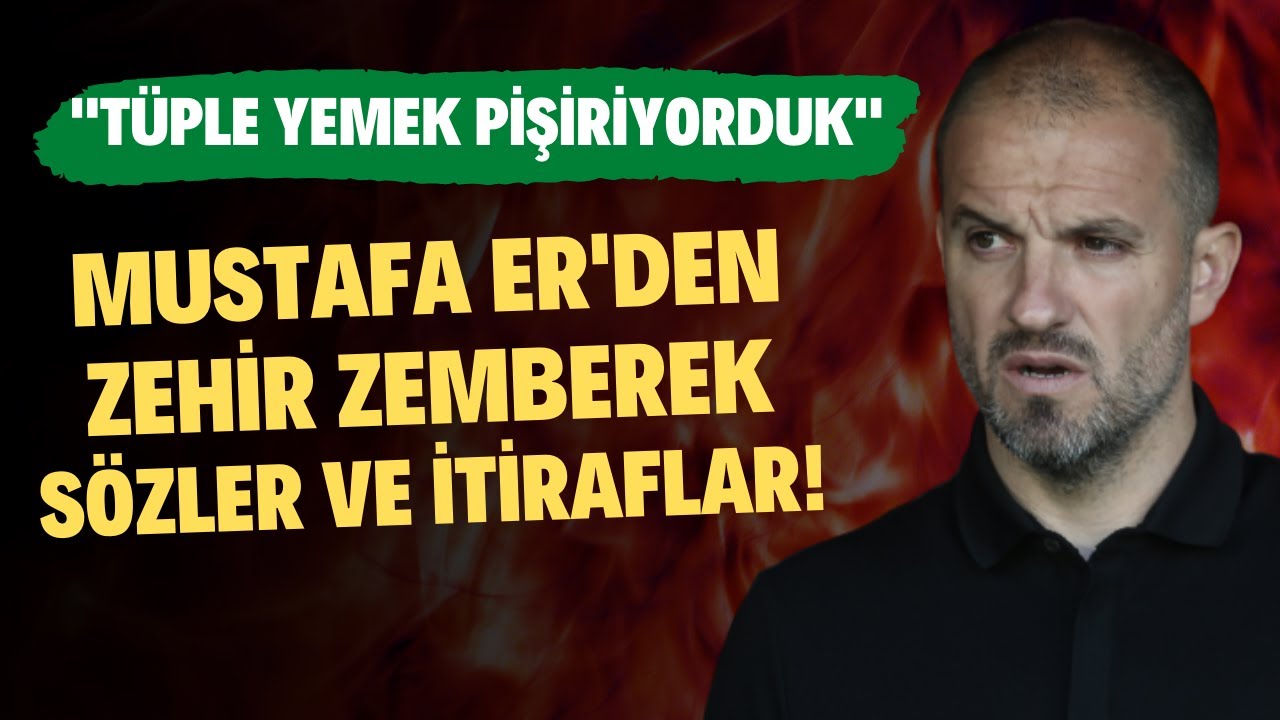 Bursaspor'da Mustafa Er'den zehir zemberek sözler ve itiraflar!