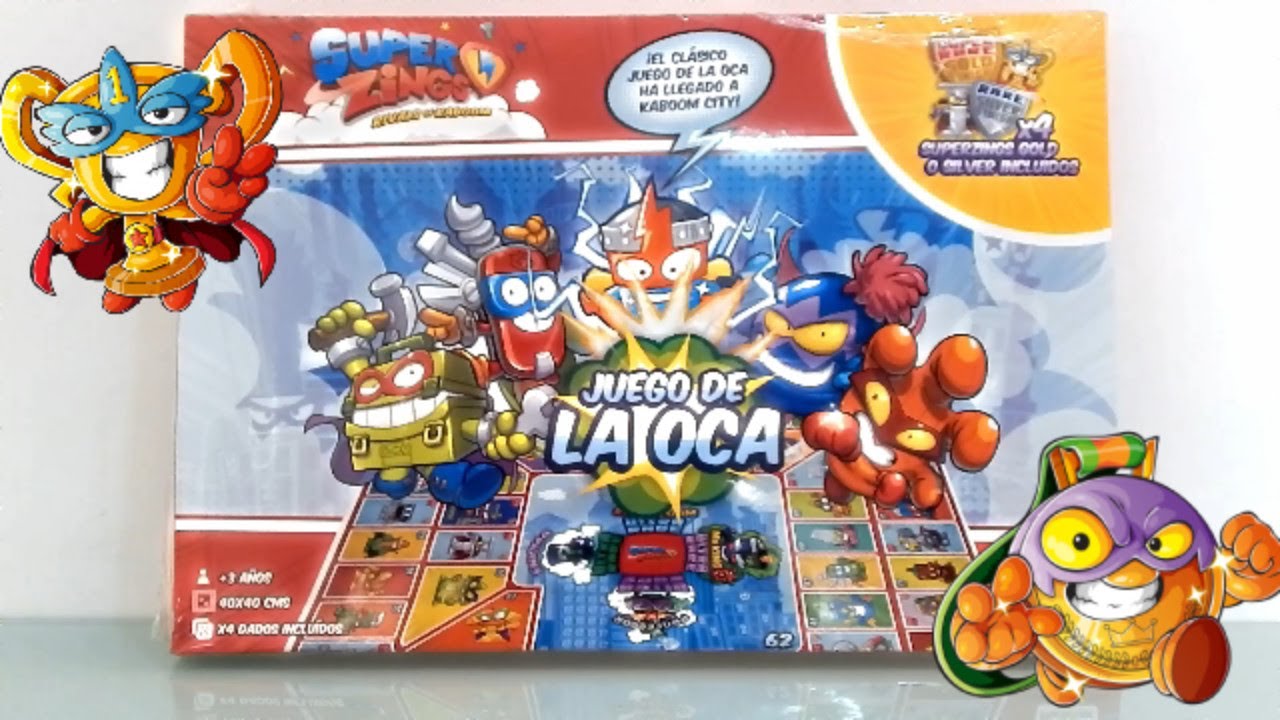 SUPERZINGS SERIE 4 EL JUEGO DE LA OCA EN KABOOM CITY