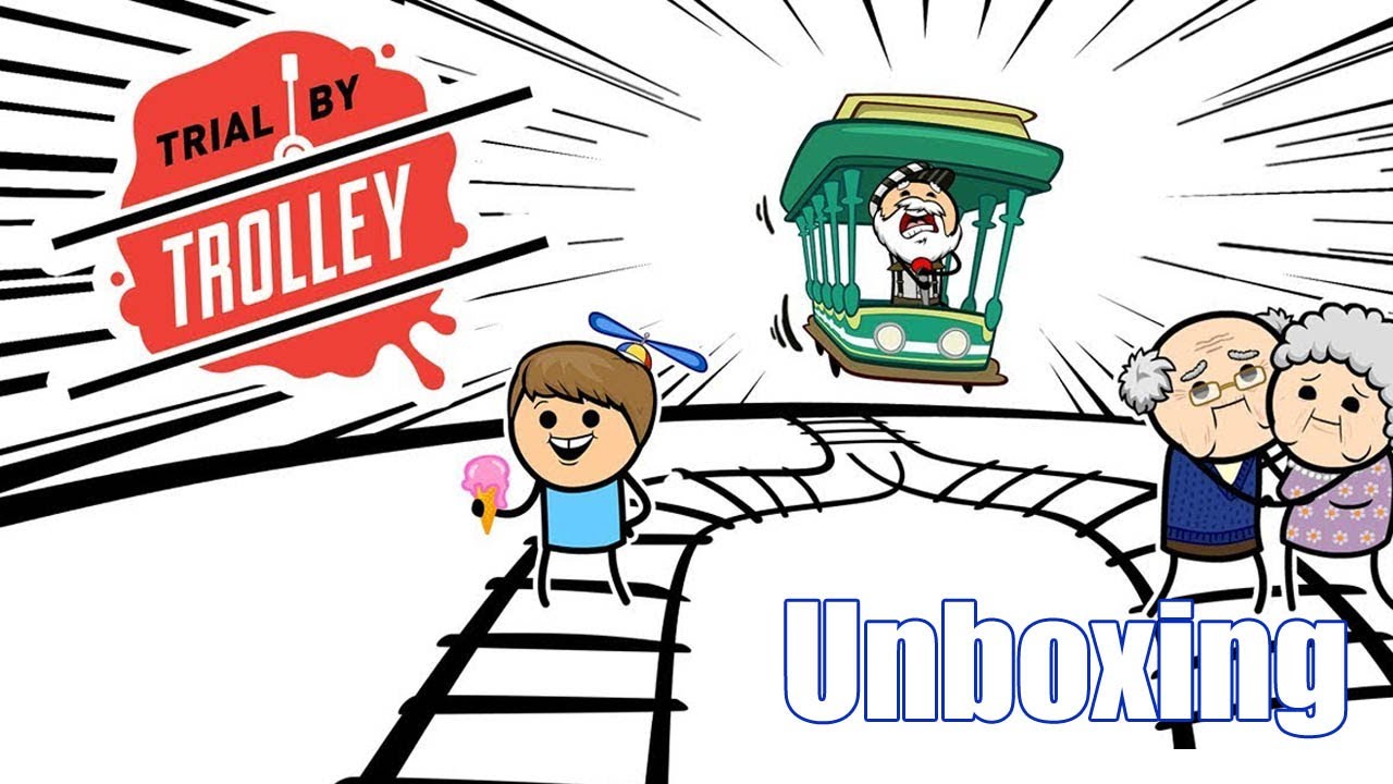 Trail by trolly Kickstarter unboxing