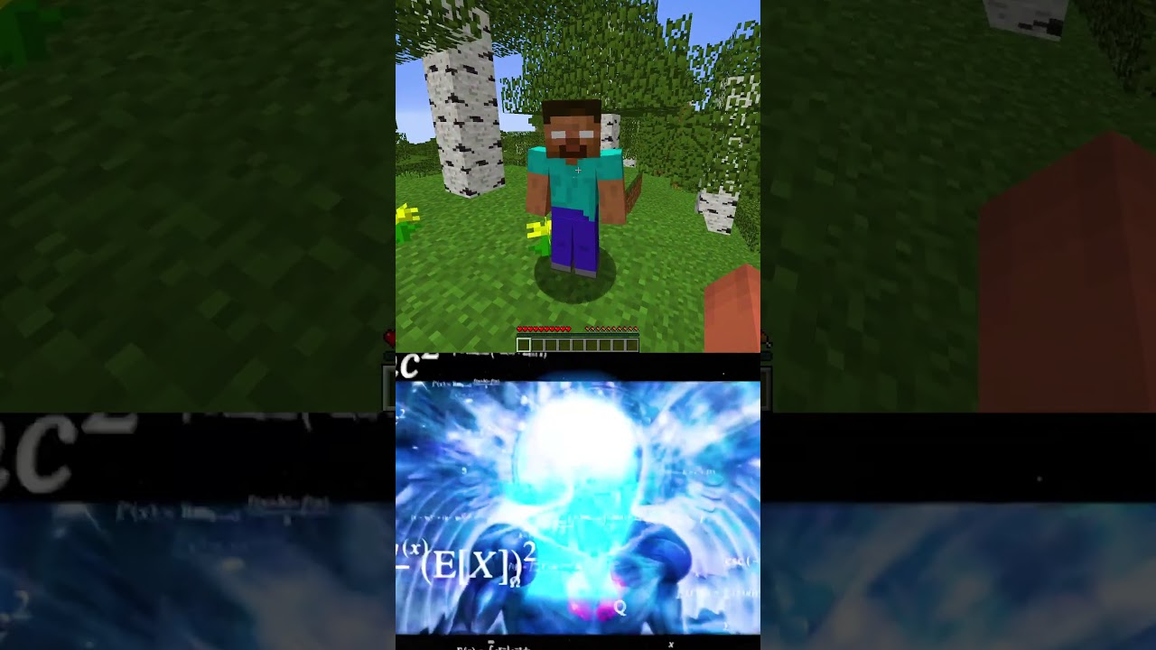 -9669 IQ vs -6996 IQ Minecraft 💀🤡 (World&rsquo;s Smallest Violin) #shorts