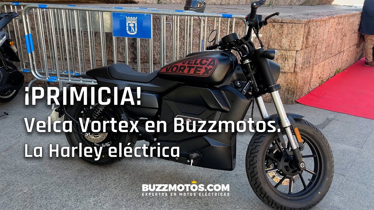 5 años de garantía ⚡Velca Vortex ⚡exclusivo en Buzzmotos. La Harley eléctrica