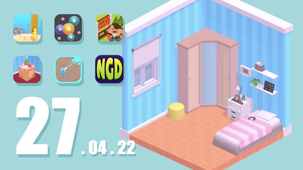 Outdo.io, Pop Chain, Hyper Zoo 3D, Tiny Home, HyperBlaster! | New Games Daily