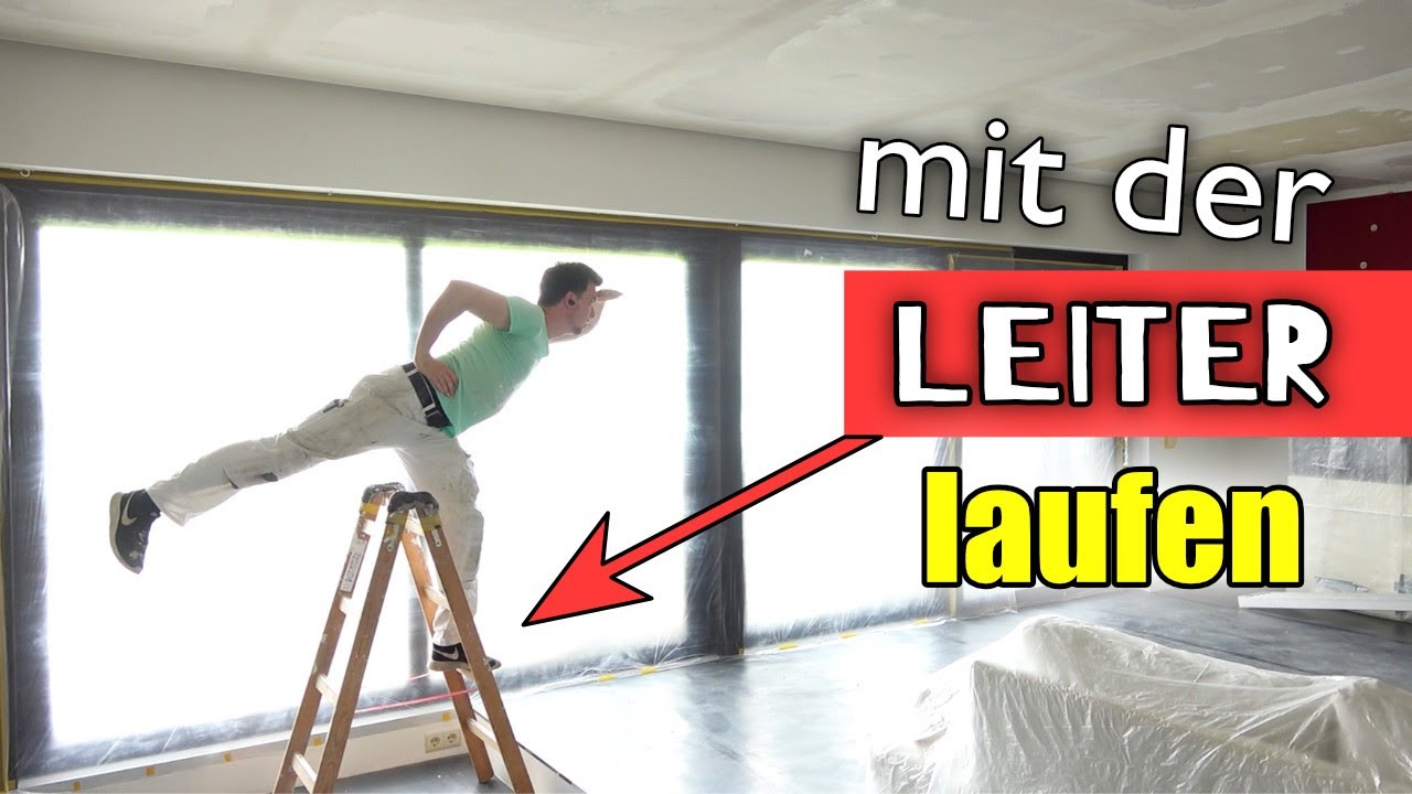 Mit der Leiter laufen | So machts der Maler ☺️