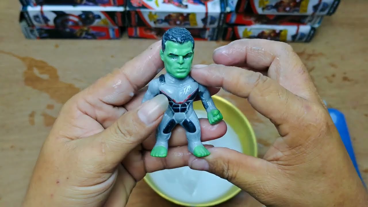 Unboxing & Review Mainan Superhero Avengers #1 Captain America, Hulk, Spider-Man, Ironman, Thor