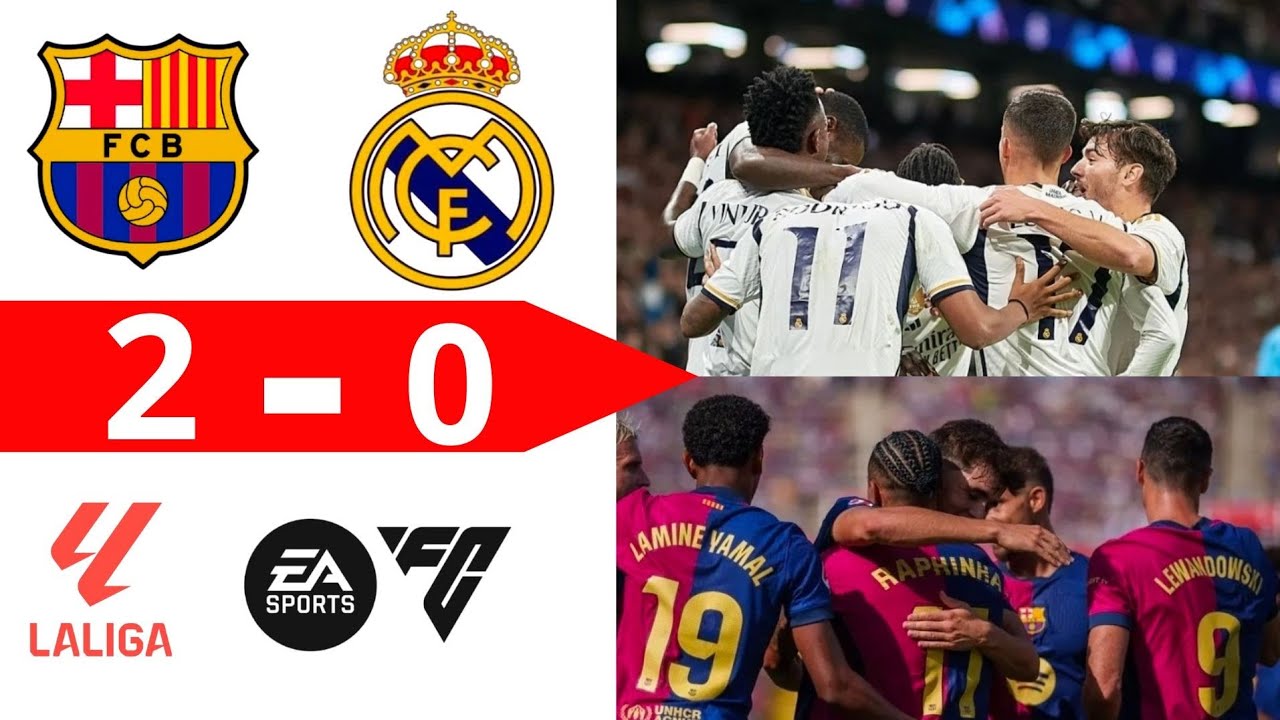 BARCELONA VS REAL MADRID en fc24 