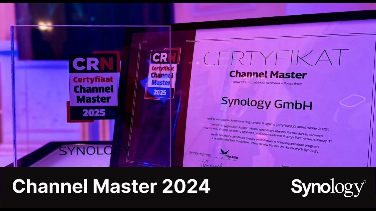 Synology z tytułem Channel Master 2025!