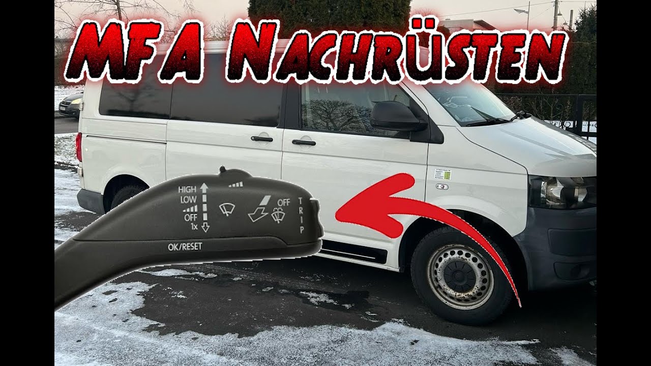 Volkswagen VW T5.2 T5 GP Facelift MFA Multifunktionsanzeige NACHRÜSTEN +STECKERBELEGUNG PINBELEGUNG