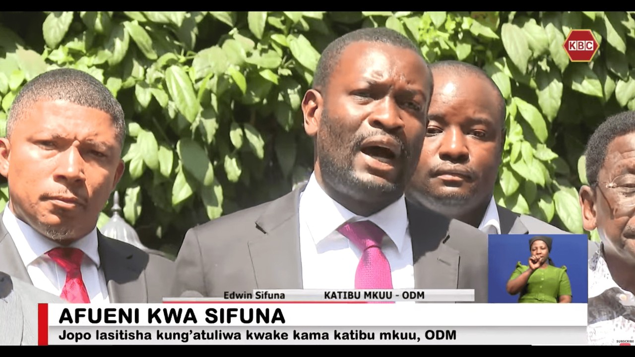 Afueni kwa Sifuna baada ya Jopo kusitisha kung’atuliwa kwake kama katibu mkuu ODM