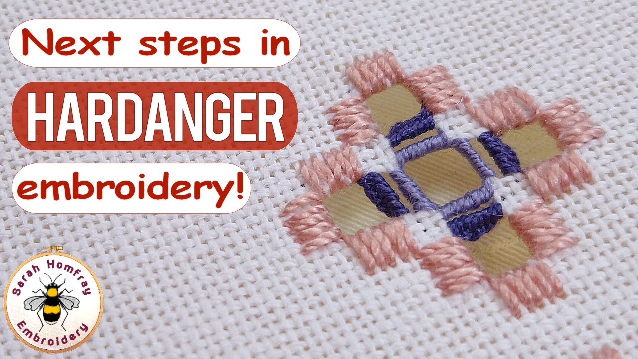 Take The Next Steps In Hardanger Embroidery - 2 more stiches to try; overcast bars & buttonhole bars