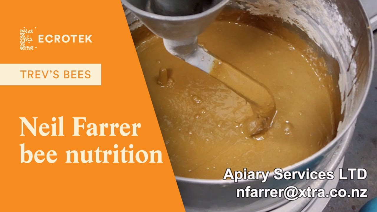Trevs Bees-  Neil Farrer Bee Nutrition - Feed bee - Pollen Patties