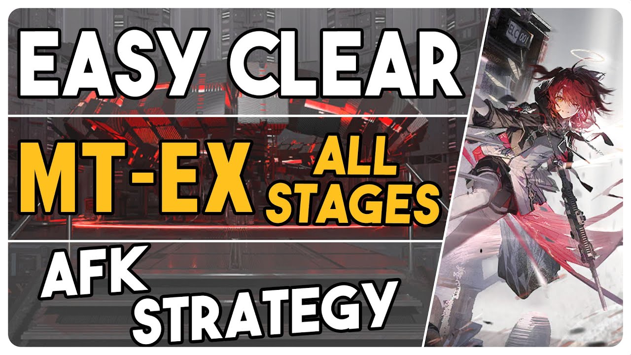 All MT-EX Stages | MT-EX-1 to 8 + Challenge Mode | AFK Easy Strategy |【Arknights - アークナイツ】