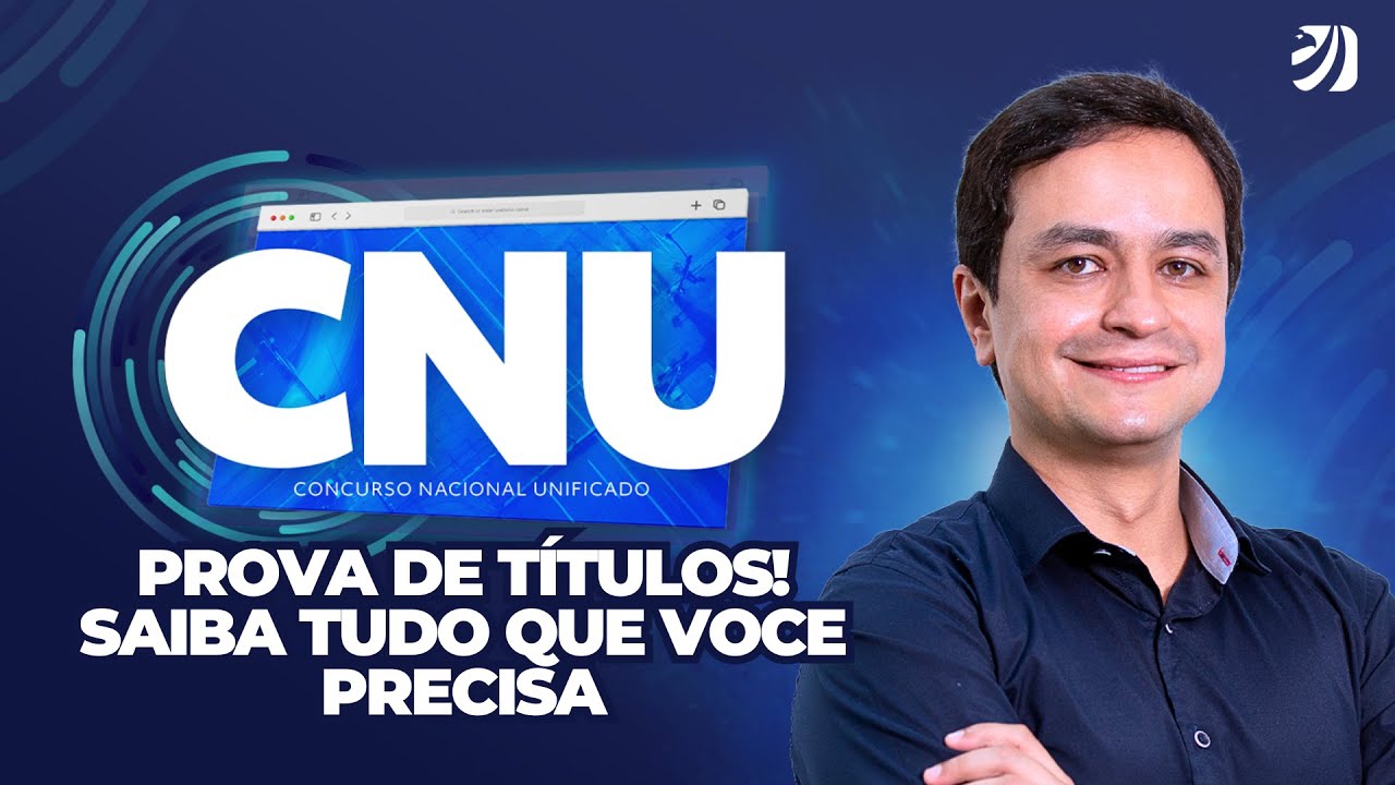 CNU: PROVA DE T&Iacute;TULOS I SAIBA TUDO QUE VOCE PRECISA FAZER ( Erick Alves)
