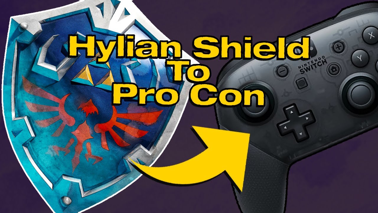 Painting a Hylian Shield inspired Switch Pro Controller