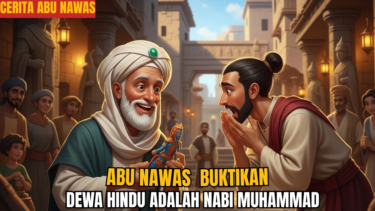 ABU NAWAS BUKTIKAN DEWA HINDU ADALAH NABI MUHAMMAD | CERITA ABU NAWAS LUCU PENGANTAR TIDUR
