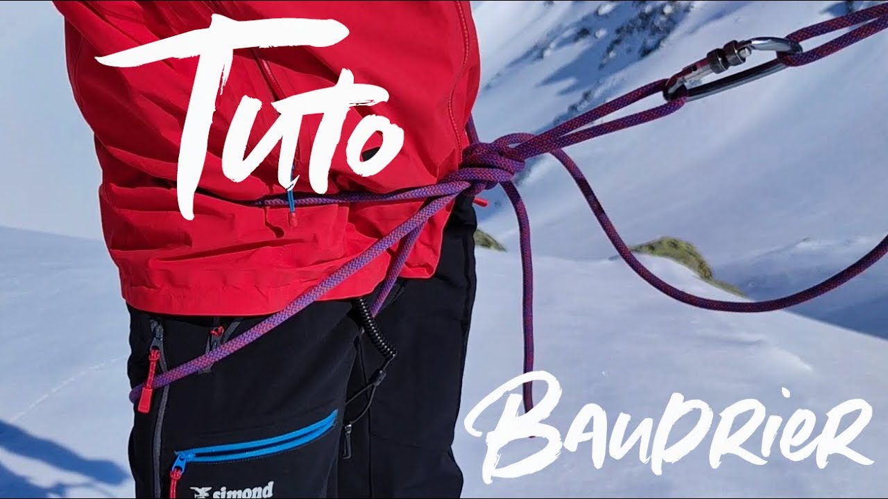 TUTO !  Comment se fabriquer un baudrier en corde?