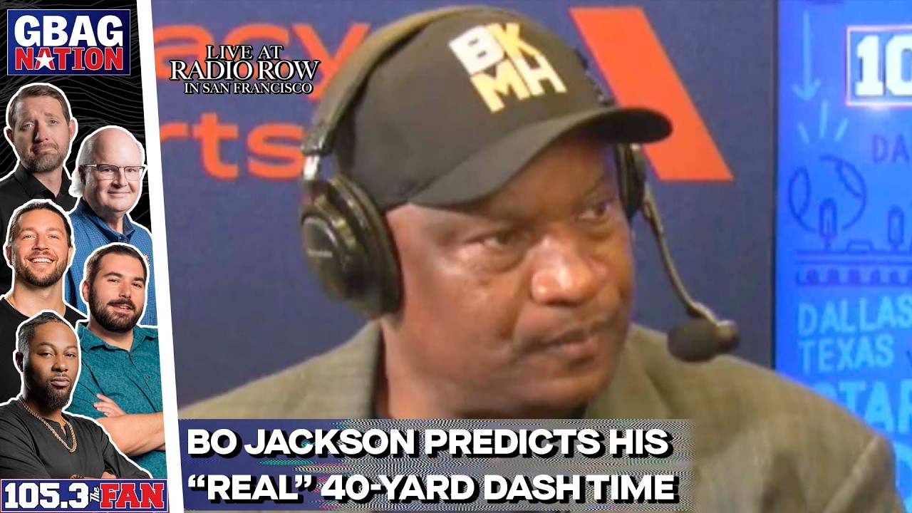 Bo Jackson Live From Radio Row On What His 40 Time Really Was, Nolan Ryan & More | G-BAG Nation